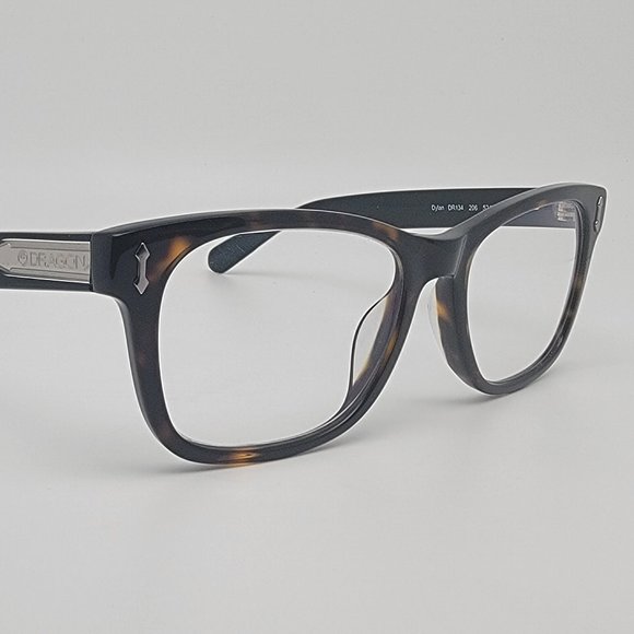 *SOLD* Dragon Dylan DR134 206 Dark Tortoise Square Eyeglasses Frame 52-18-140 - Picture 6 of 13